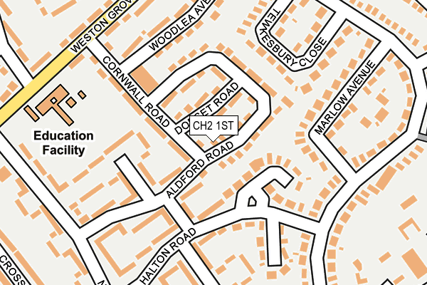 CH2 1ST map - OS OpenMap – Local (Ordnance Survey)