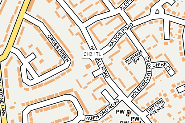 CH2 1TL map - OS OpenMap – Local (Ordnance Survey)