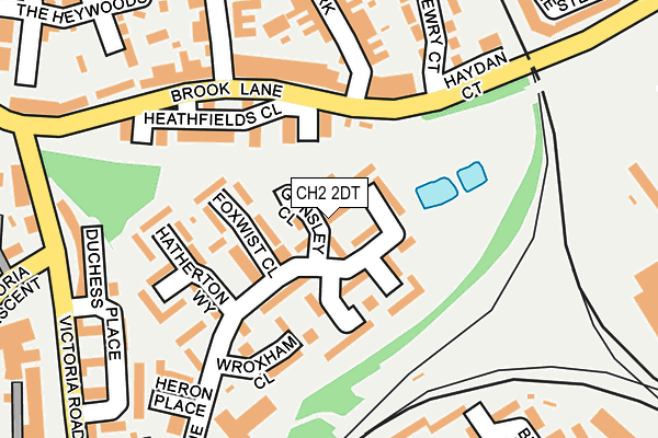 CH2 2DT map - OS OpenMap – Local (Ordnance Survey)