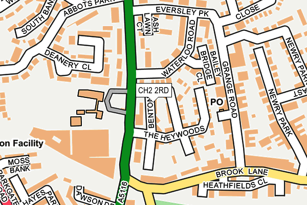 CH2 2RD map - OS OpenMap – Local (Ordnance Survey)