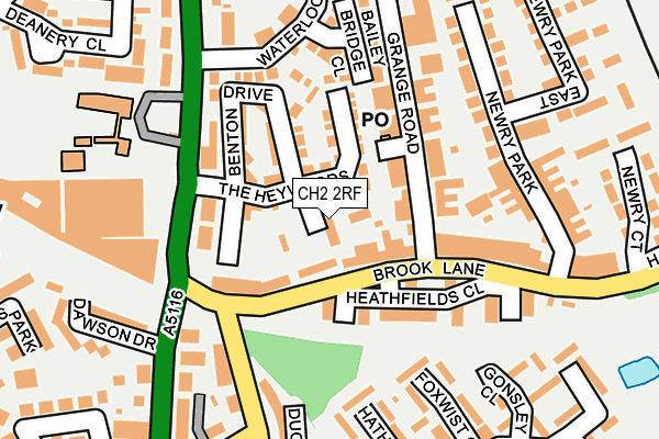 CH2 2RF map - OS OpenMap – Local (Ordnance Survey)