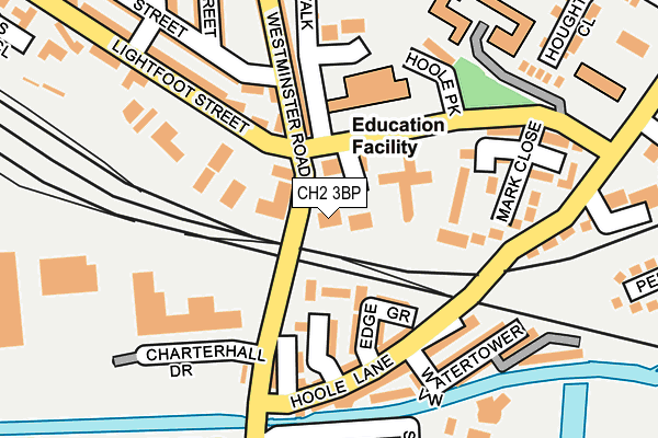 CH2 3BP map - OS OpenMap – Local (Ordnance Survey)