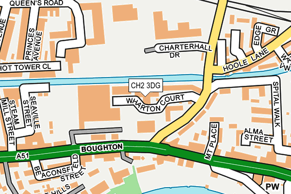 CH2 3DG map - OS OpenMap – Local (Ordnance Survey)