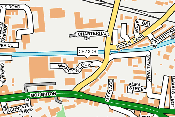 CH2 3DH map - OS OpenMap – Local (Ordnance Survey)