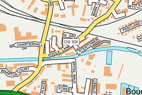 CH2 3DX map - OS OpenMap – Local (Ordnance Survey)