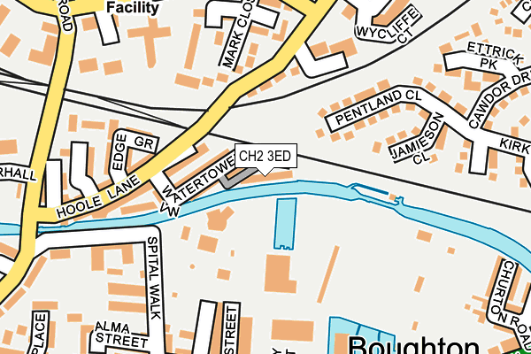 CH2 3ED map - OS OpenMap – Local (Ordnance Survey)