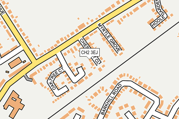 CH2 3EJ map - OS OpenMap – Local (Ordnance Survey)