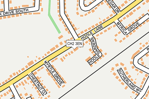 CH2 3EN map - OS OpenMap – Local (Ordnance Survey)