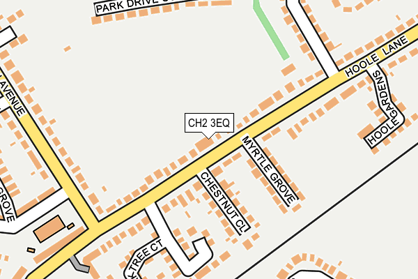 CH2 3EQ map - OS OpenMap – Local (Ordnance Survey)