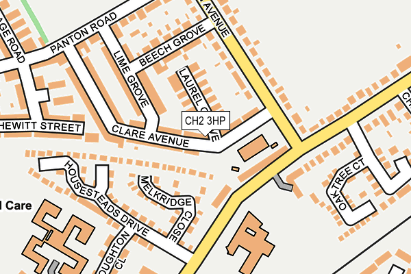 CH2 3HP map - OS OpenMap – Local (Ordnance Survey)