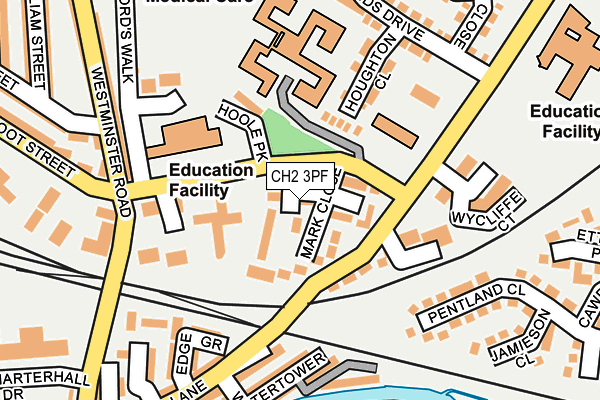 CH2 3PF map - OS OpenMap – Local (Ordnance Survey)