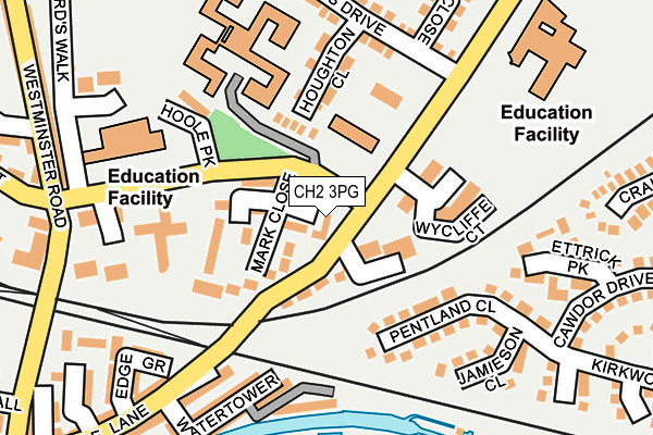 CH2 3PG map - OS OpenMap – Local (Ordnance Survey)