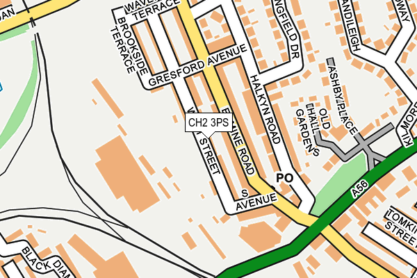 CH2 3PS map - OS OpenMap – Local (Ordnance Survey)