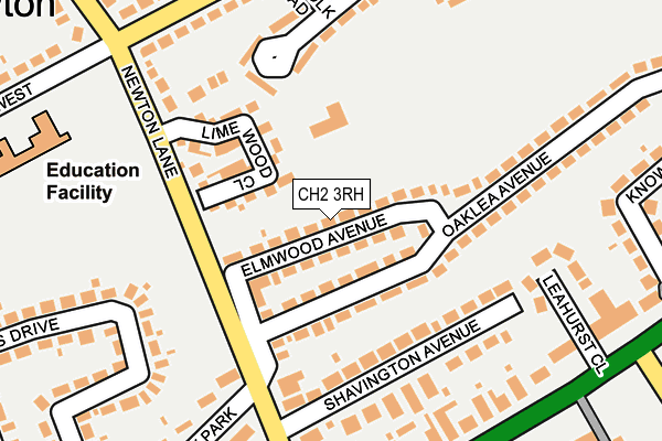 CH2 3RH map - OS OpenMap – Local (Ordnance Survey)