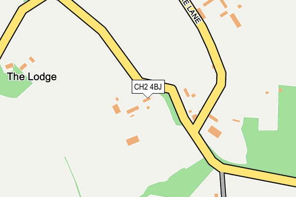 CH2 4BJ map - OS OpenMap – Local (Ordnance Survey)