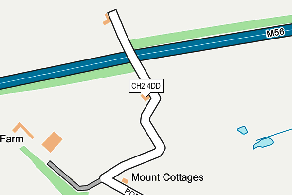 CH2 4DD map - OS OpenMap – Local (Ordnance Survey)