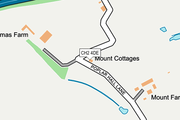 CH2 4DE map - OS OpenMap – Local (Ordnance Survey)