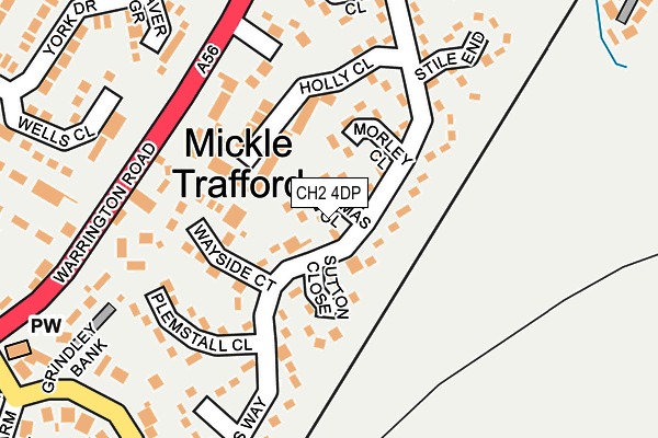 CH2 4DP map - OS OpenMap – Local (Ordnance Survey)