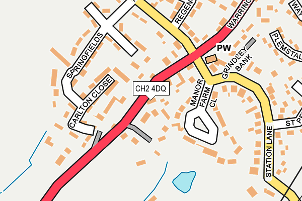 CH2 4DQ map - OS OpenMap – Local (Ordnance Survey)