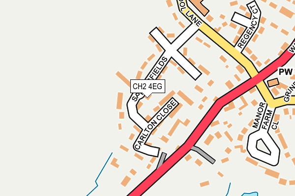 CH2 4EG map - OS OpenMap – Local (Ordnance Survey)