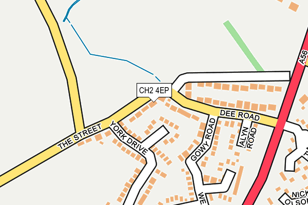 CH2 4EP map - OS OpenMap – Local (Ordnance Survey)