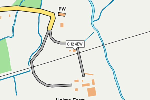 CH2 4EW map - OS OpenMap – Local (Ordnance Survey)
