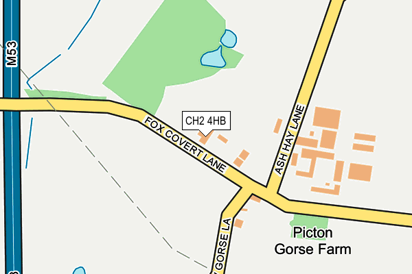 CH2 4HB map - OS OpenMap – Local (Ordnance Survey)