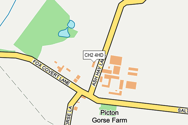 CH2 4HD map - OS OpenMap – Local (Ordnance Survey)