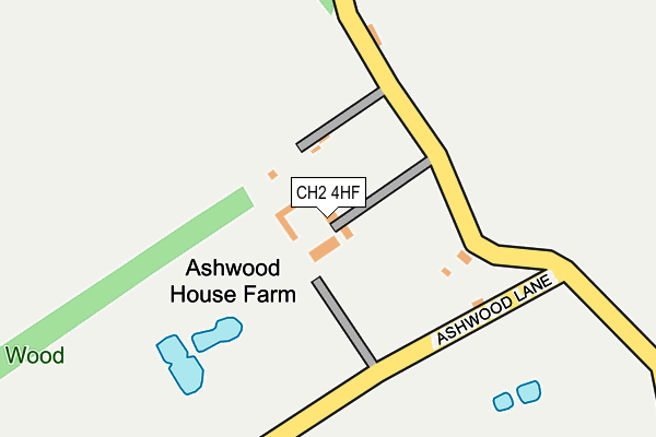 CH2 4HF map - OS OpenMap – Local (Ordnance Survey)