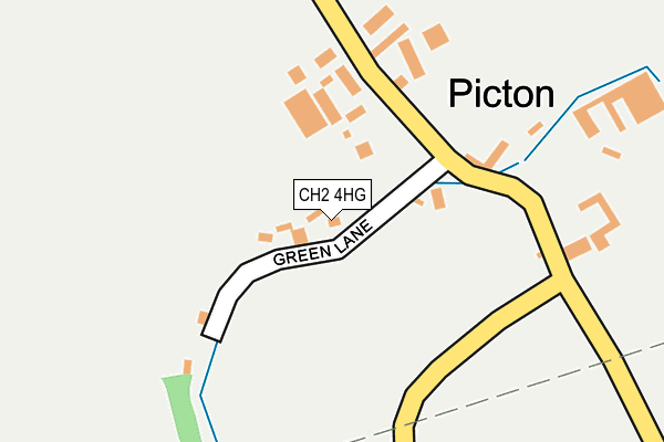 CH2 4HG map - OS OpenMap – Local (Ordnance Survey)