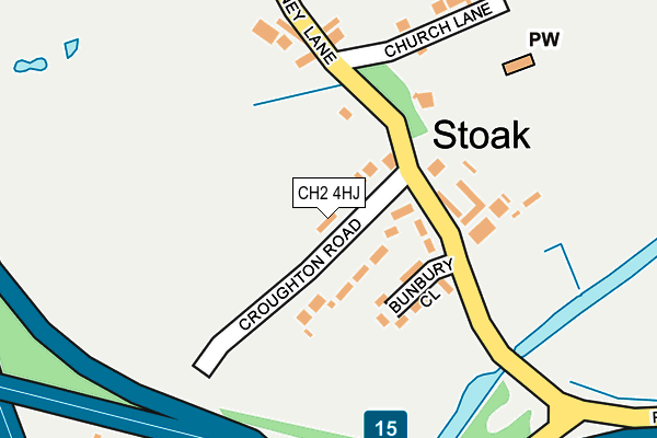 CH2 4HJ map - OS OpenMap – Local (Ordnance Survey)