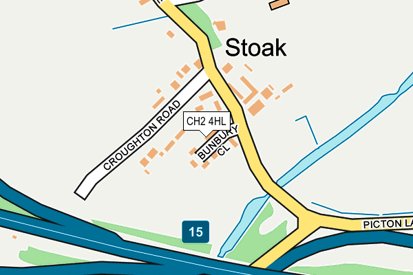 CH2 4HL map - OS OpenMap – Local (Ordnance Survey)