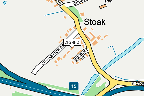 CH2 4HQ map - OS OpenMap – Local (Ordnance Survey)