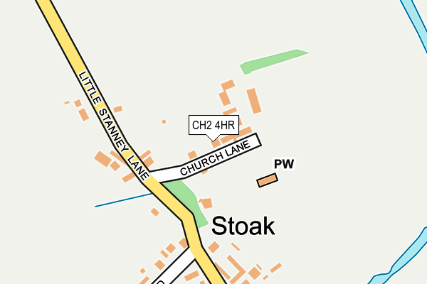 CH2 4HR map - OS OpenMap – Local (Ordnance Survey)