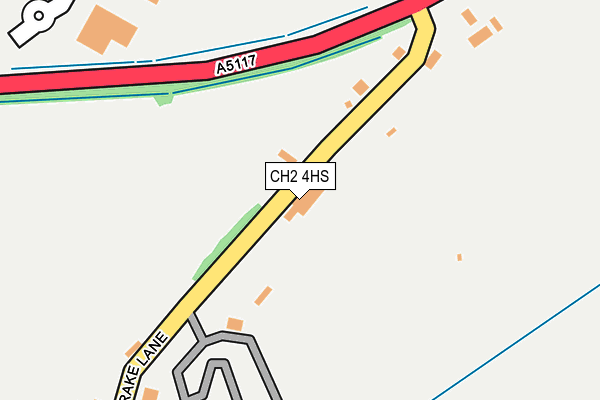 CH2 4HS map - OS OpenMap – Local (Ordnance Survey)