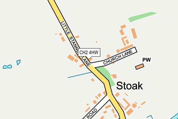 CH2 4HW map - OS OpenMap – Local (Ordnance Survey)