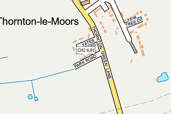 CH2 4JH map - OS OpenMap – Local (Ordnance Survey)