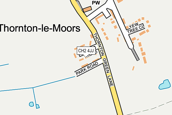 CH2 4JJ map - OS OpenMap – Local (Ordnance Survey)