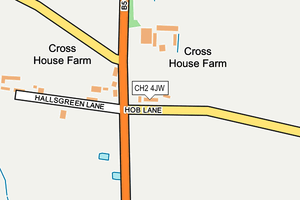 CH2 4JW map - OS OpenMap – Local (Ordnance Survey)
