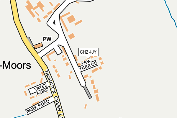 CH2 4JY map - OS OpenMap – Local (Ordnance Survey)