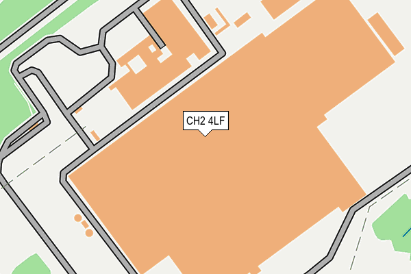 CH2 4LF map - OS OpenMap – Local (Ordnance Survey)