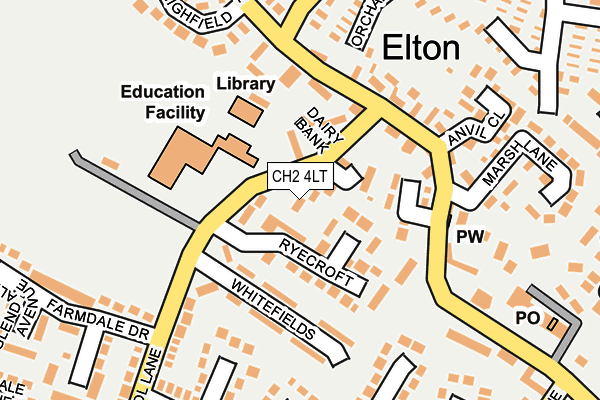Map of DECTEL CONSTRUCTION LIMITED at local scale