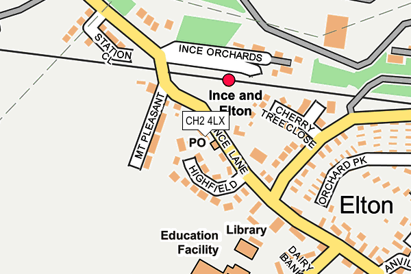 CH2 4LX map - OS OpenMap – Local (Ordnance Survey)