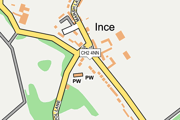 CH2 4NN map - OS OpenMap – Local (Ordnance Survey)