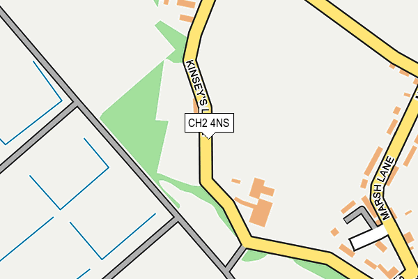 CH2 4NS map - OS OpenMap – Local (Ordnance Survey)