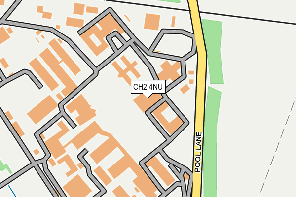 CH2 4NU map - OS OpenMap – Local (Ordnance Survey)