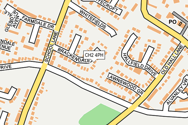 CH2 4PH map - OS OpenMap – Local (Ordnance Survey)