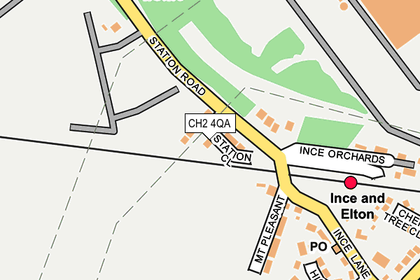 CH2 4QA map - OS OpenMap – Local (Ordnance Survey)