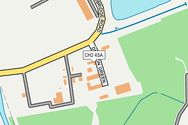 CH2 4SA map - OS OpenMap – Local (Ordnance Survey)