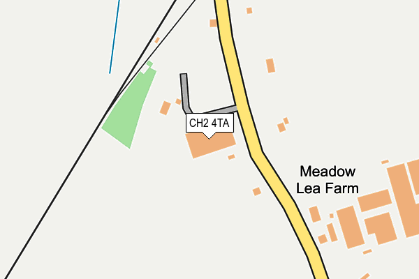 CH2 4TA map - OS OpenMap – Local (Ordnance Survey)